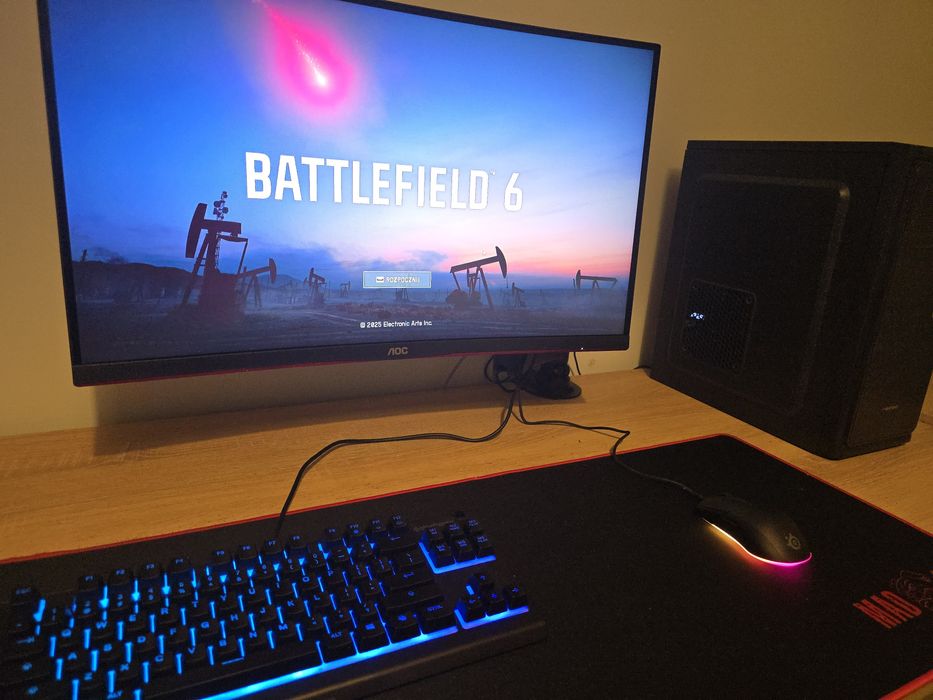 Zestaw Komputerowy do gier  gtx 1080 monitor 240 hz