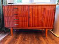 Komoda / kredens vintage PRL • oryginał z lat 60.–70.