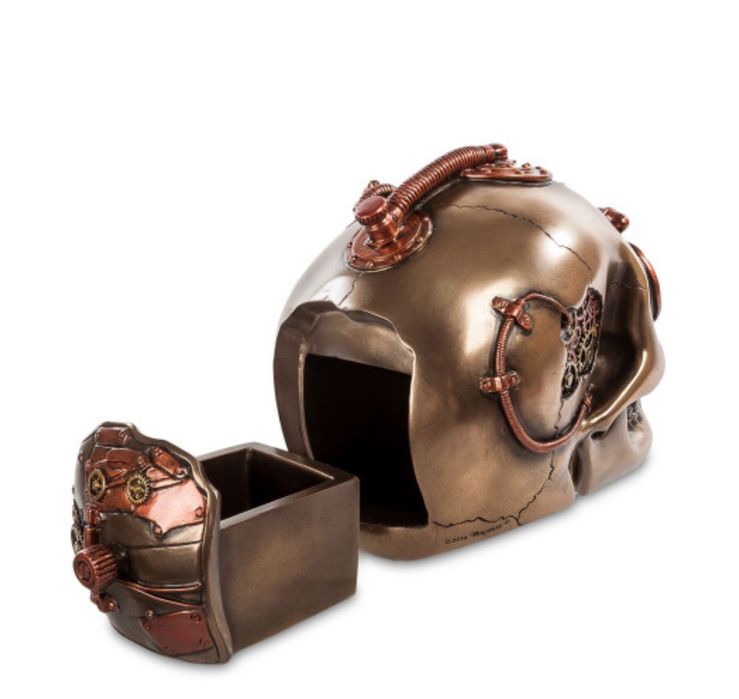 Шкатулка в стиле Стимпанк "Череп"