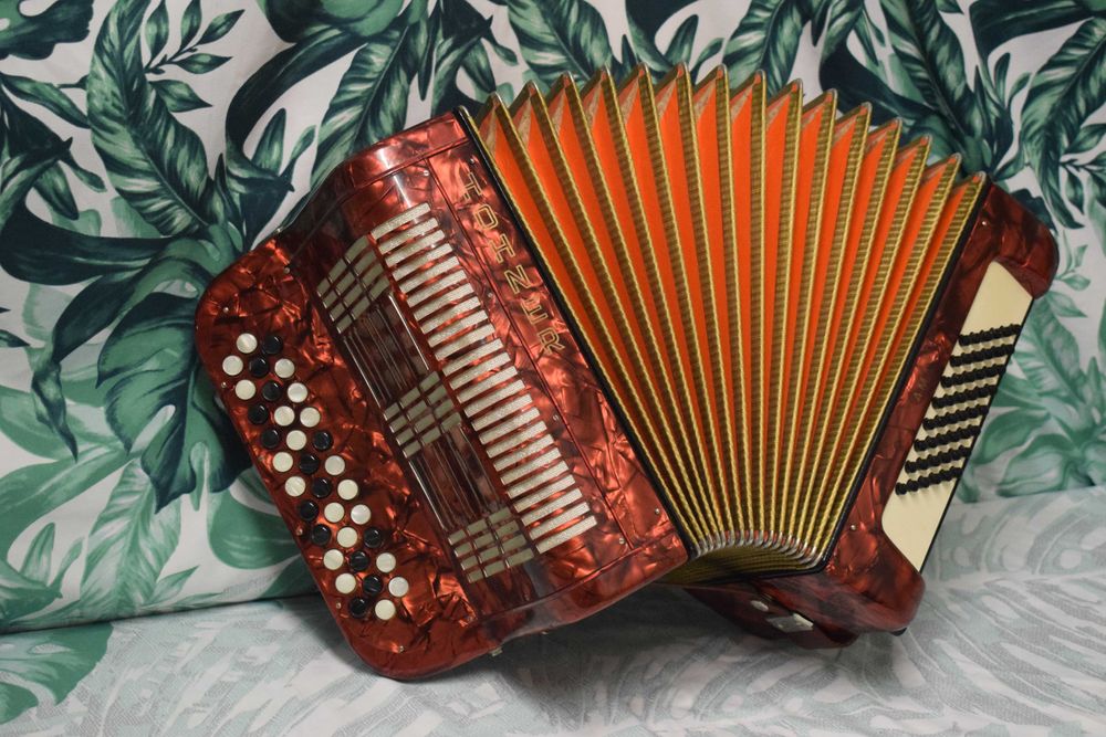 Acordeao Hohner Amati 2 Voz 48 Baixos, N 72