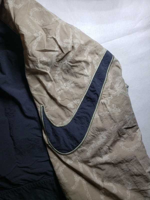 Kurtka Nike Vintage swoosh swag y2k 90's Jacket baggy khaki czarna