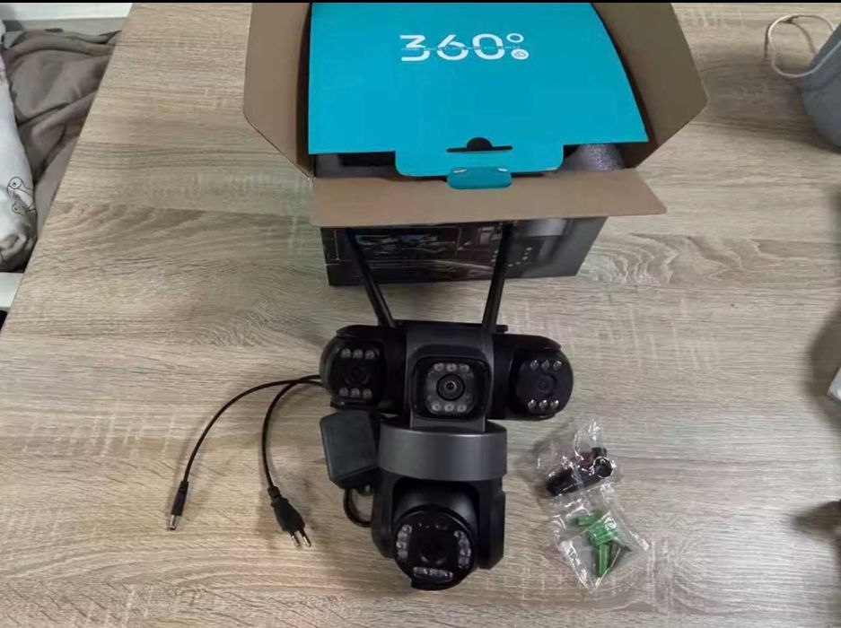 Вулична Wi-Fi IP-камера 15MP 6K PTZ з автостеженням та нічним баченням