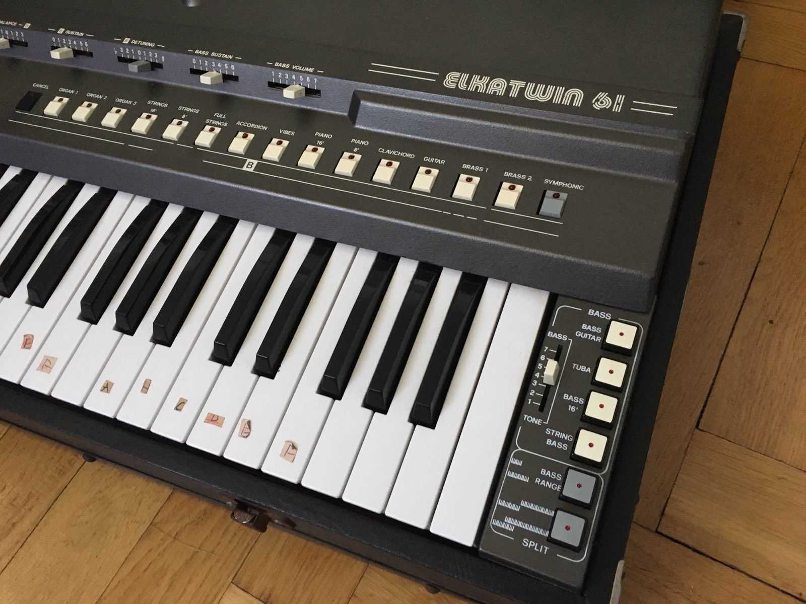 Elka Twin 61 analogowy syntezator string lata 70/80