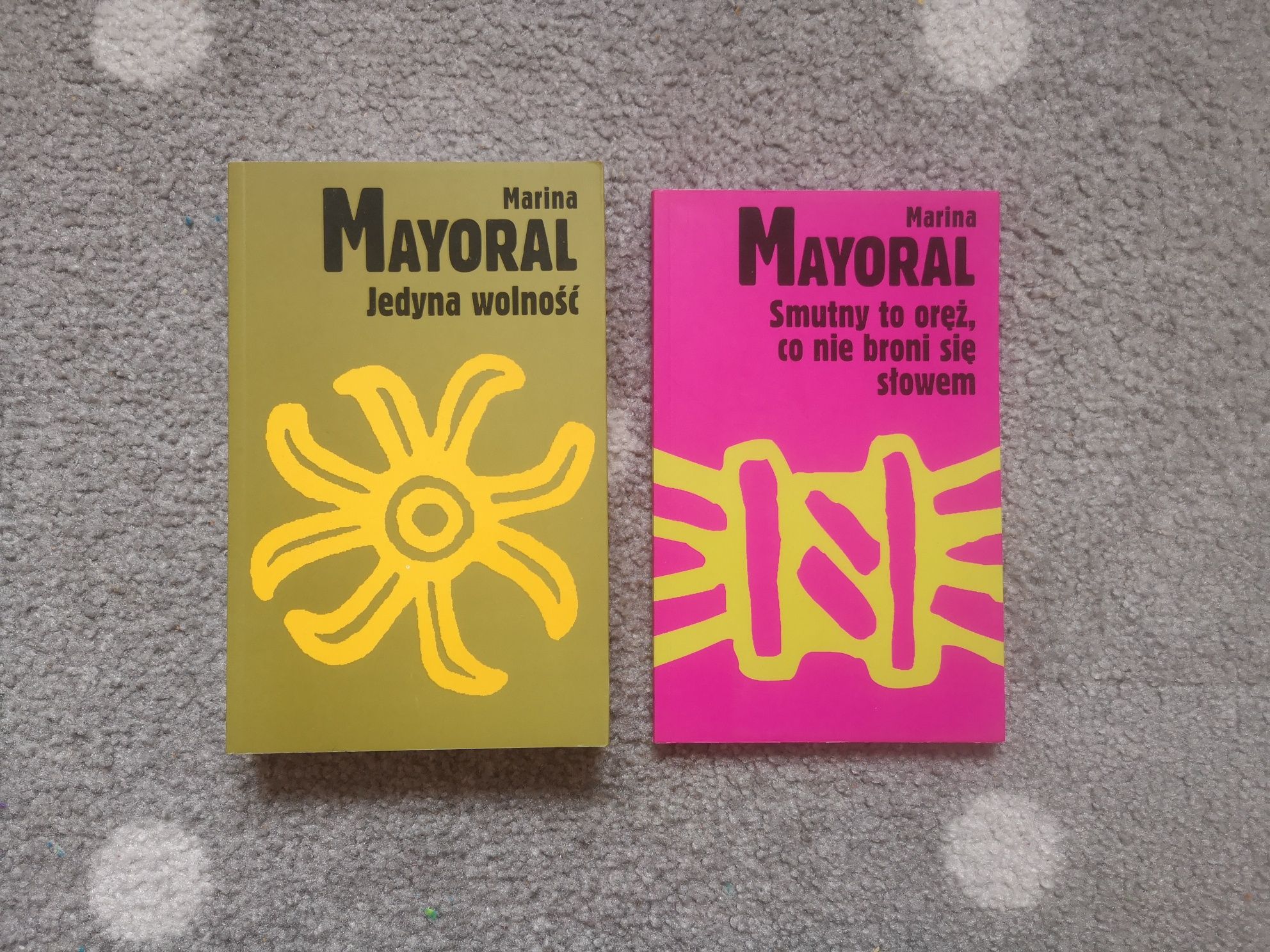 Marina Mayoral - Jedyna wolność + Smutny to oręż... (Zestaw)