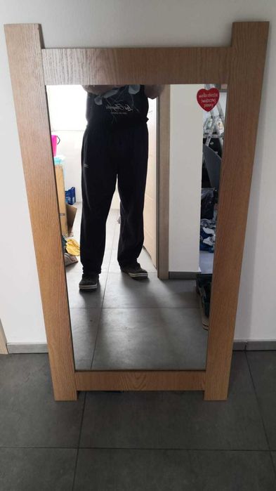 Lustro   drewniana rama