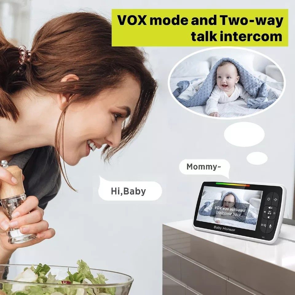 Видеоняня Baby Monitor SM 650  с поворотной камерой