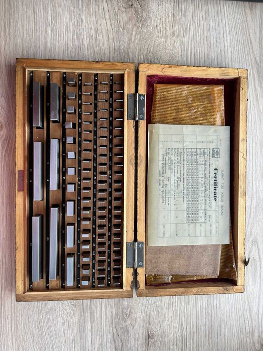 Płytki wzorcowe - duży zestaw 83 szt