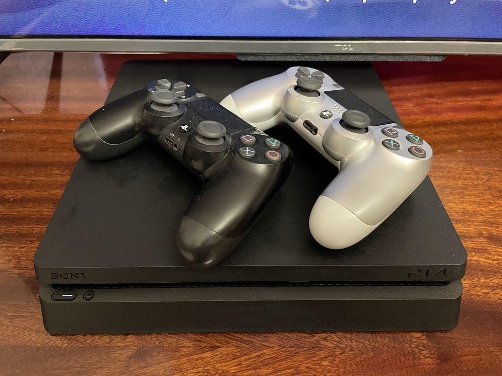PS4 Slim 1tb Playstation 4 +БАГАТО ІГОР та 2 геймпада