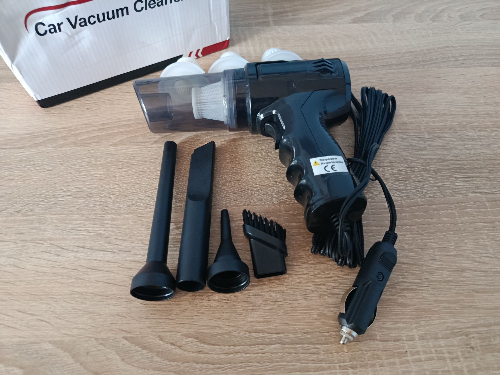 !Car Vacuum Cleaner! Przewodowy odkurzacz samochodowy + DODATKI!