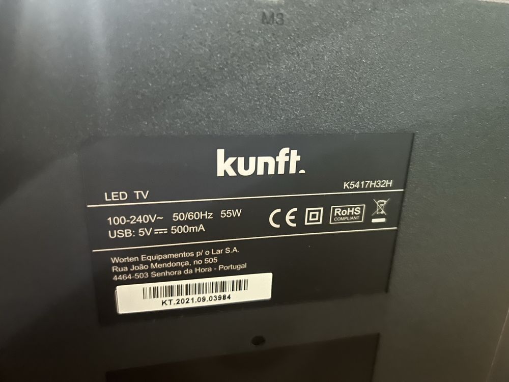 TV KUNFT K5417H32H 32” SMART TV