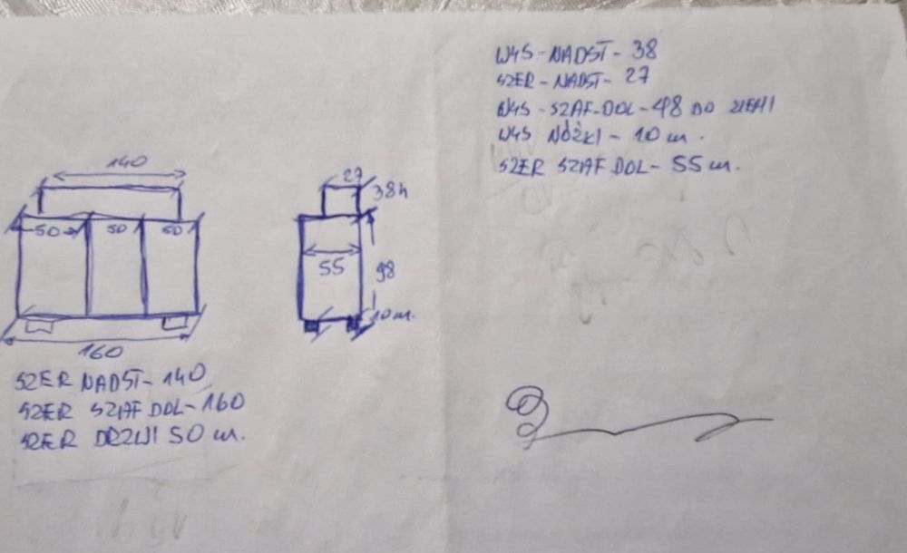 Kredens z lat 50./60.