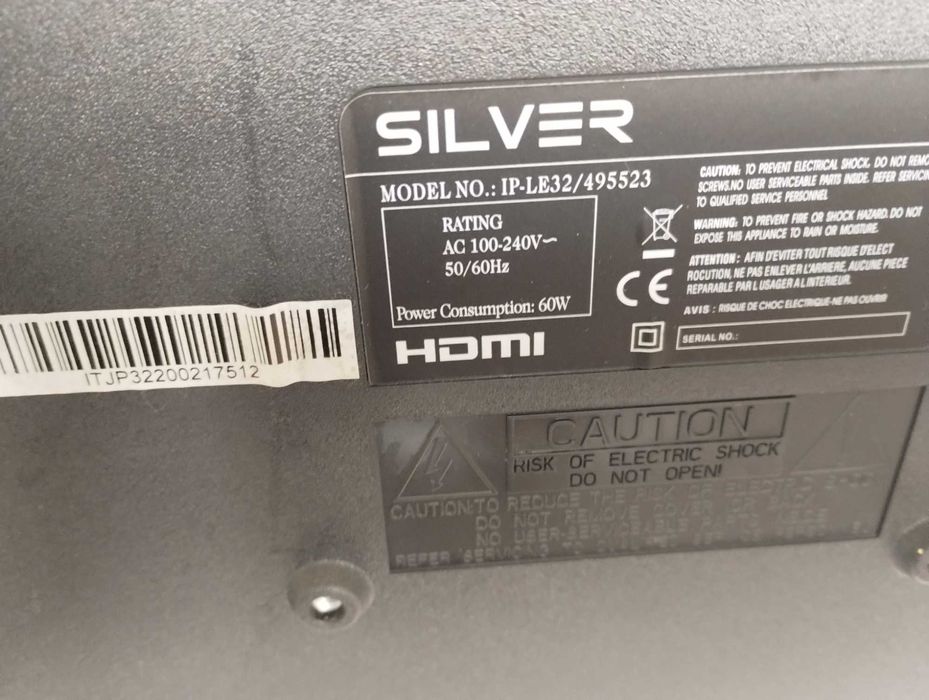 TV SILVER HD 32'  Modelo IP LE32/495523 Muito nova.