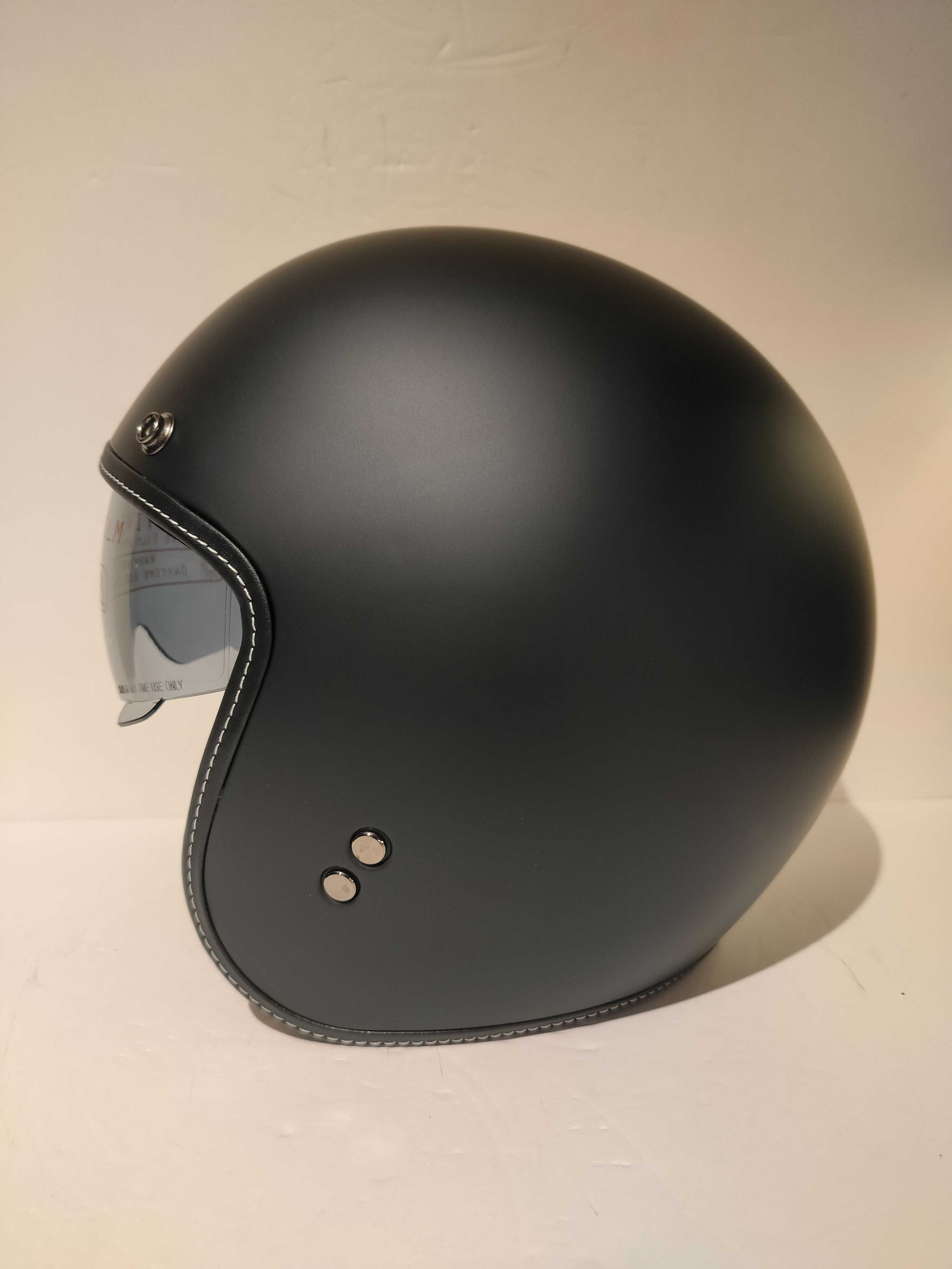 Capacete classico aberto caferacer shooper moto scooter novo