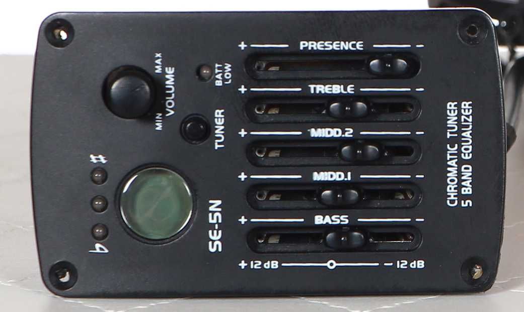 Profesjonalny tuner preamp equalizer do gitary Lirevo Se-5n