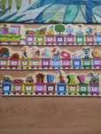 Puzzle drewniane pociąg z alfabetem