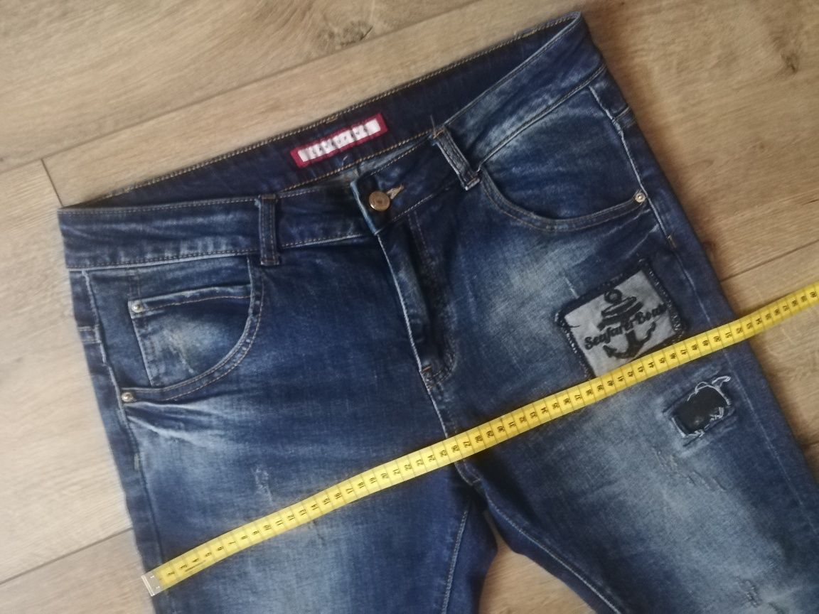 Spodnie damskie jeans roz 28