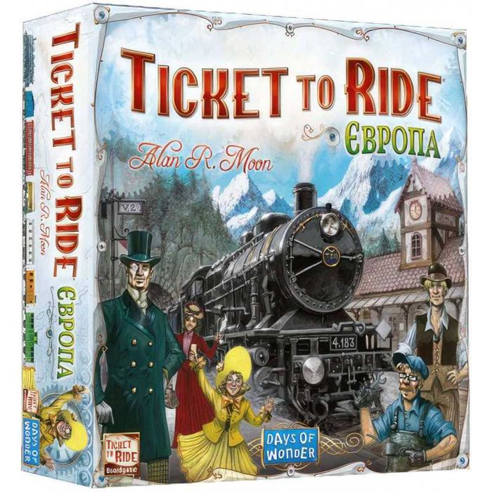 Настільна гра Квиток на Потяг Європа (Ticket to Ride Europe): у плівці