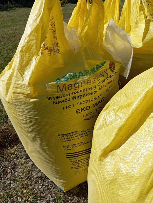 Wapno nawozowe granulowane magnezowe węglanowe czarna kreda