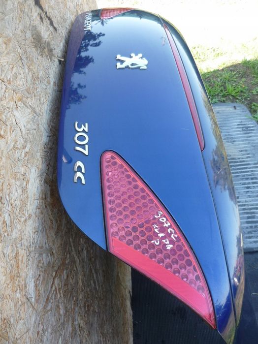 Klapa Tylna Tył Peugeot 307 Cc