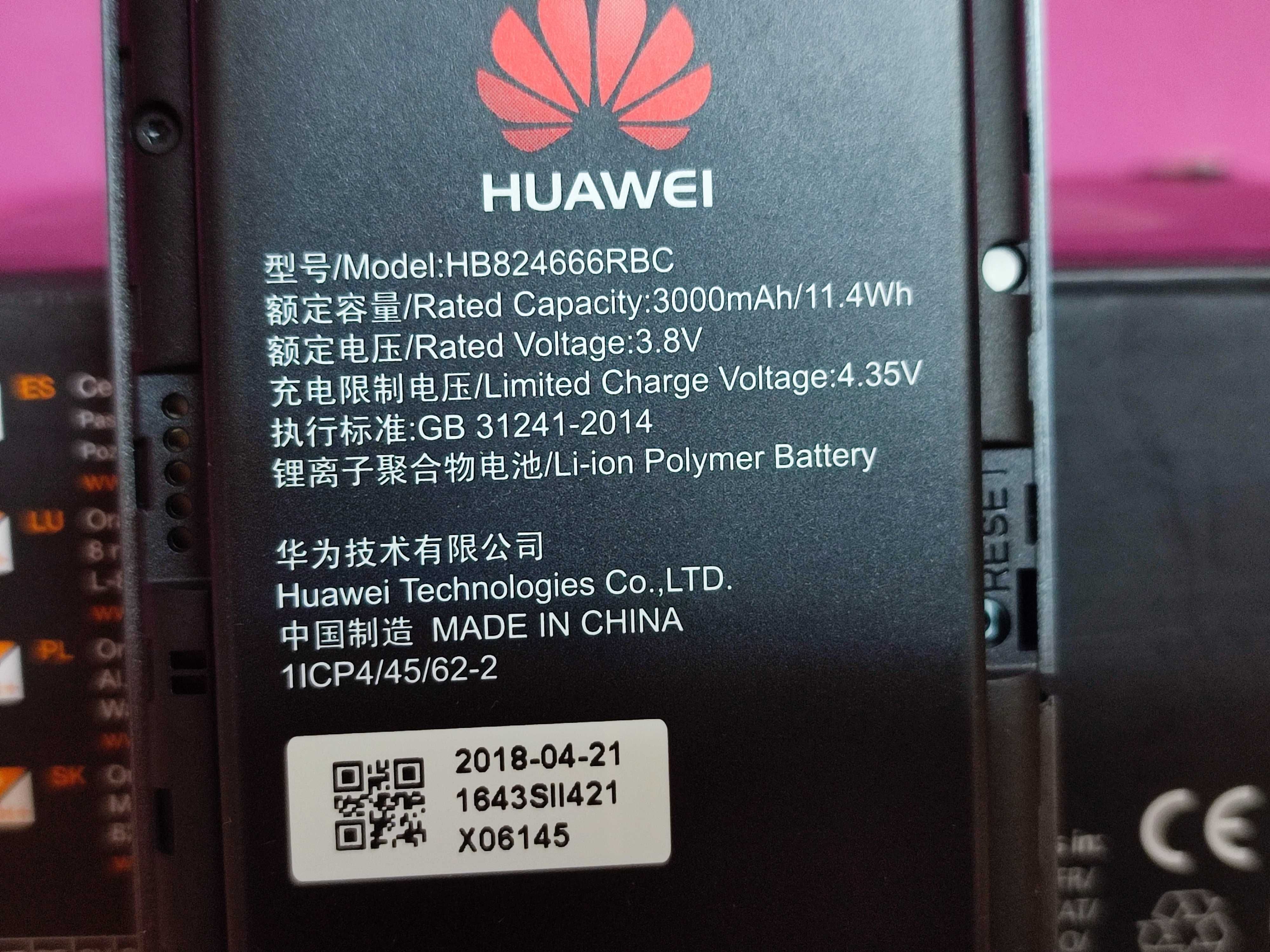 Huawei E5577 4G Hotspot Router Bateria 3000mAh