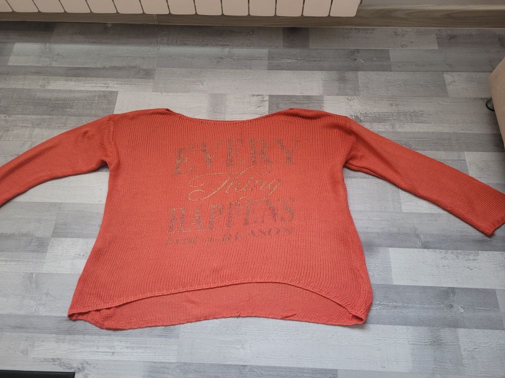 Sweterek cienki oversize
