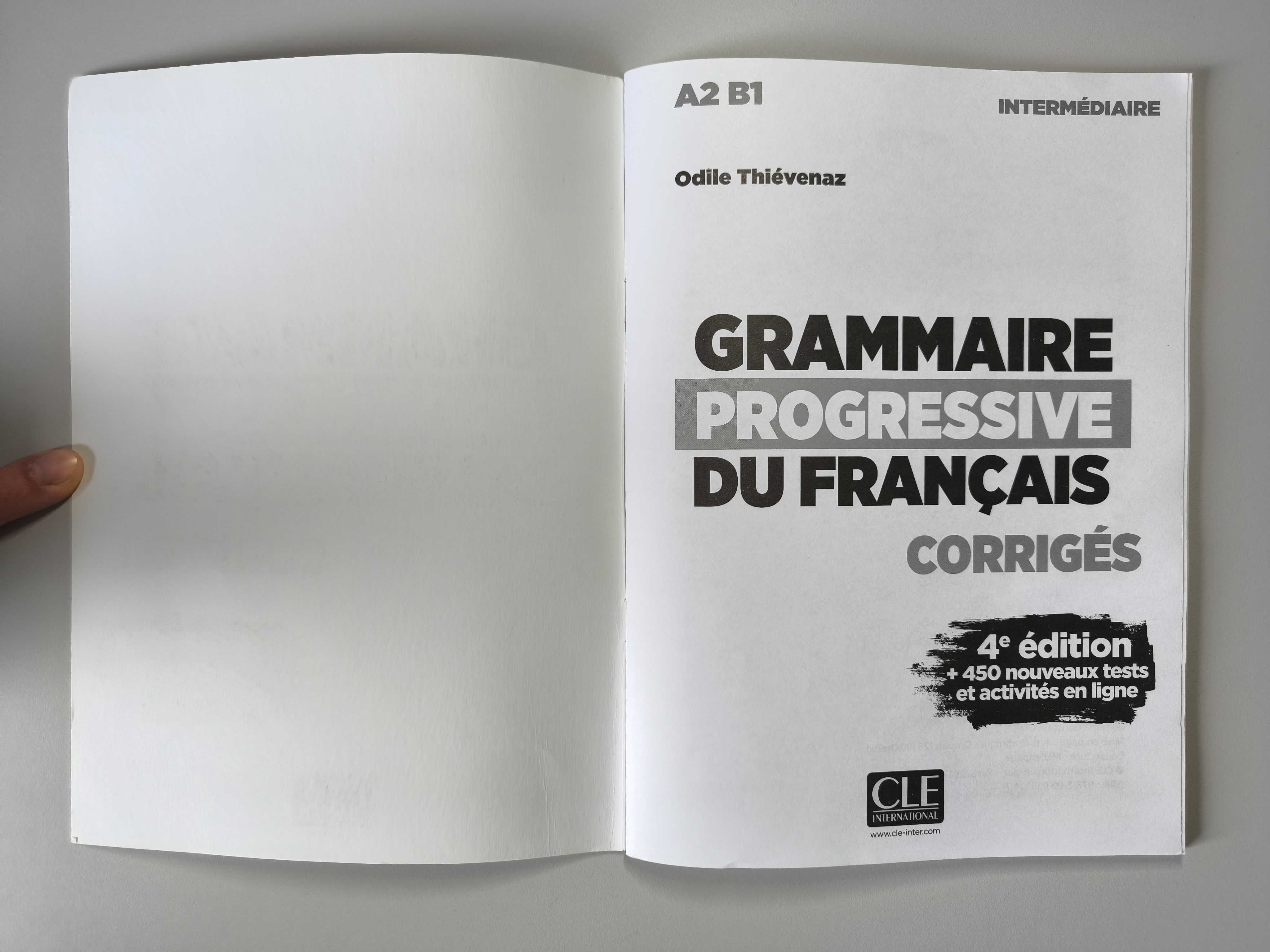 Grammaire progressive du français A2/B1. Klucz odpowiedzi