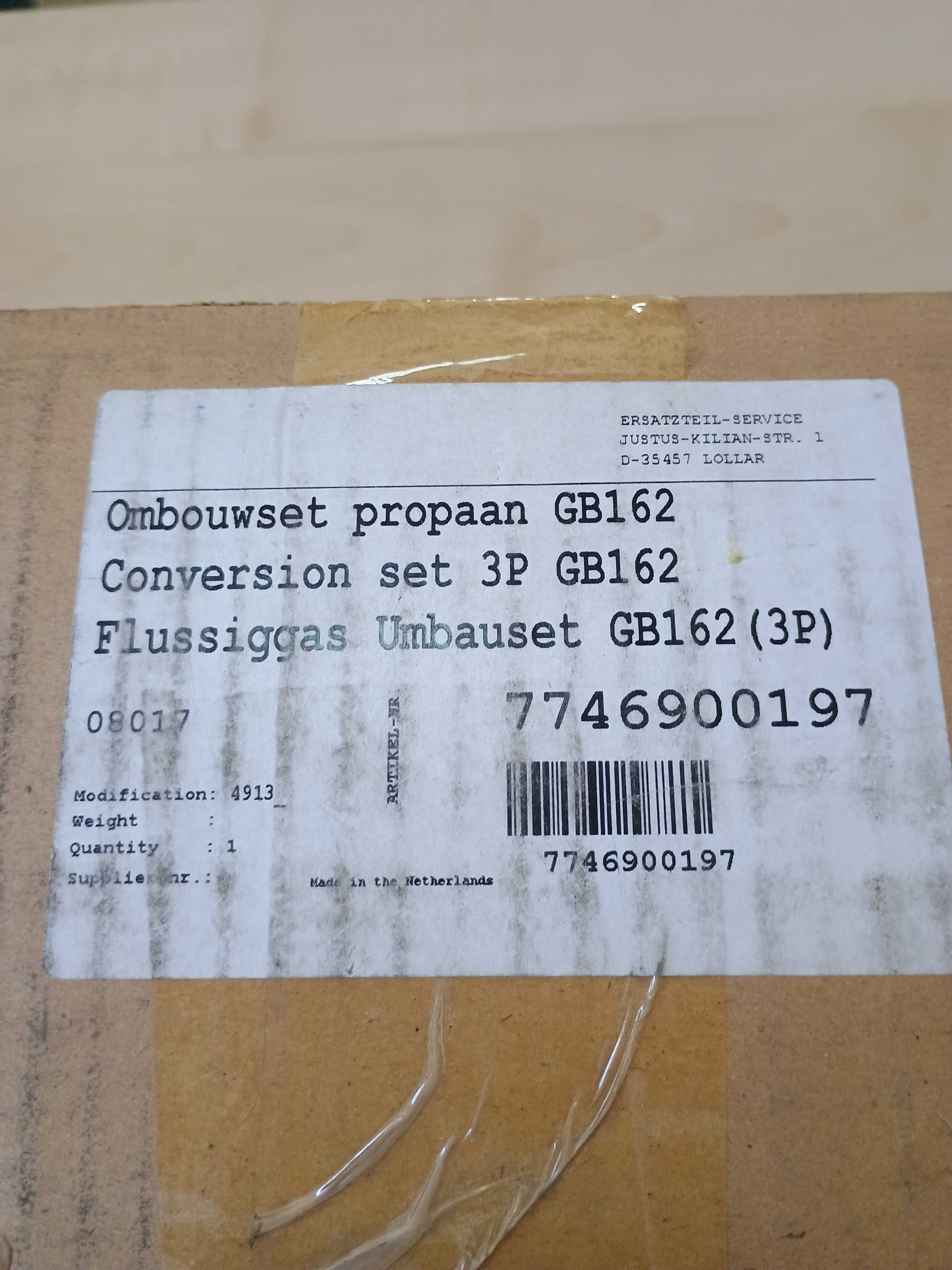 Zestaw przezbrojeniowy Buderus do Logamax plus GB162