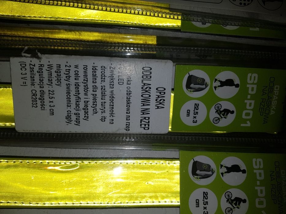 Opaska,Opaski odblaskowe na rzep Super...