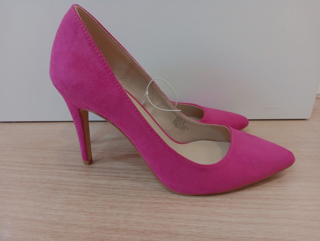 Stilettos rosa fucsia novos