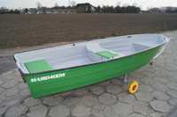 NOWA łódź  wiosłowa wędkarska 4m/150 MARIO 400 przyczepka