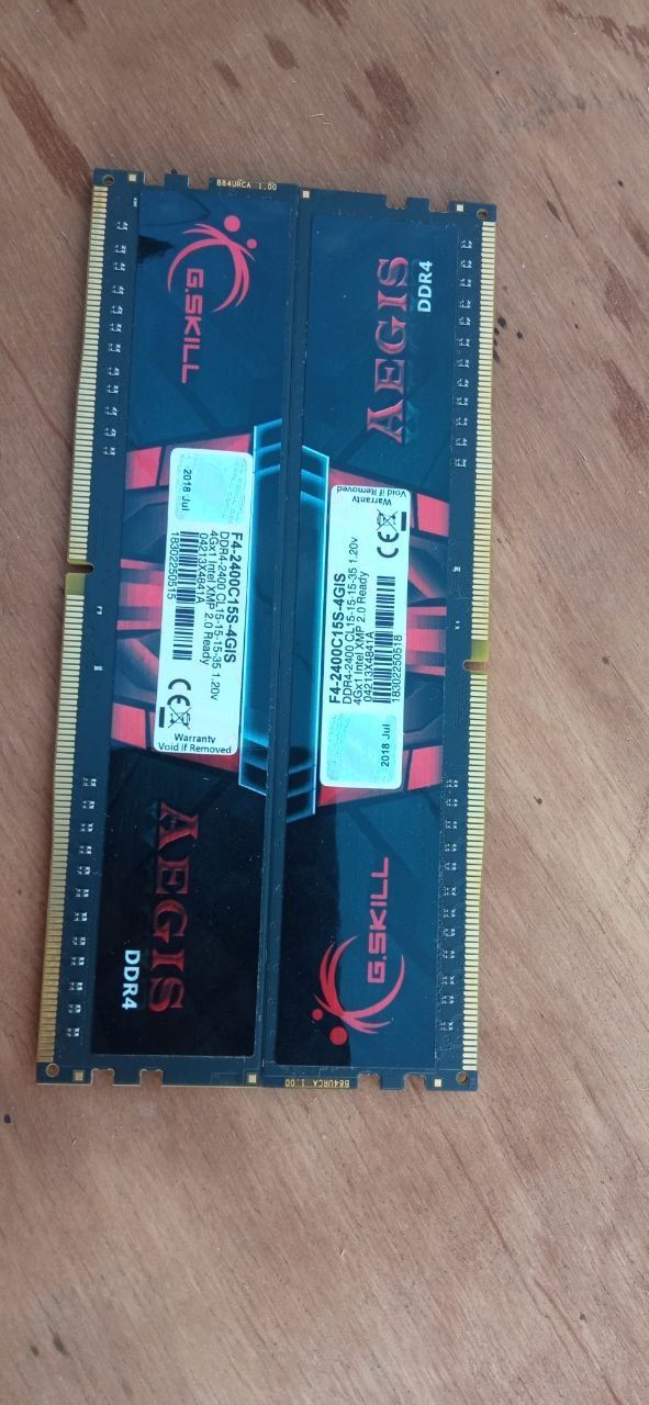 Оперативна память g.skill Aegis DDR4 8GB (2x4GB)