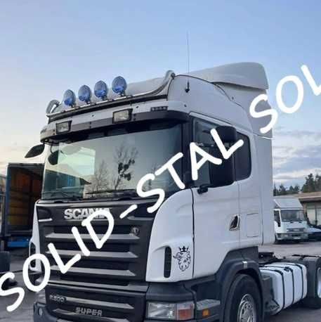 Orurowanie GÓRNE ze stali nierdzewnej Scania R P Średnia i Wysoka kab.