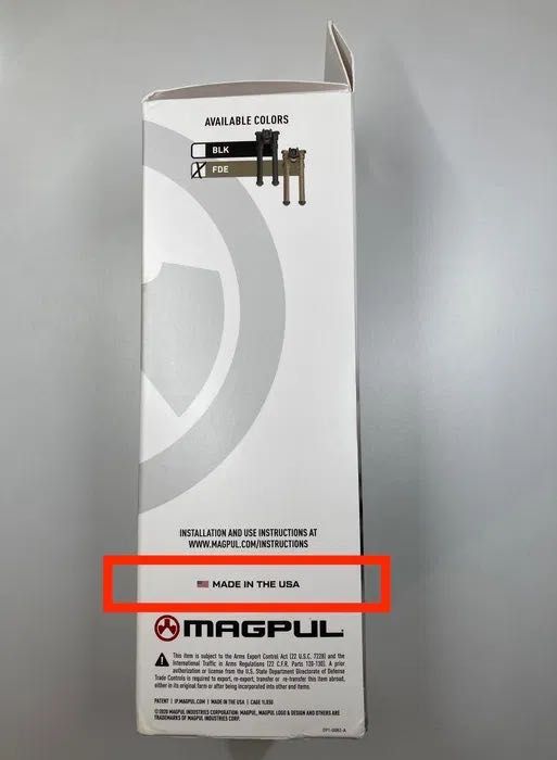 Сошки Magpul на Пикатинни 1913 MAG941 койот Harris. С качалкой.