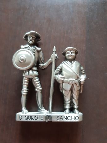 Figurka Don Quijote i Sancho Pansa przywieziona z Toledo