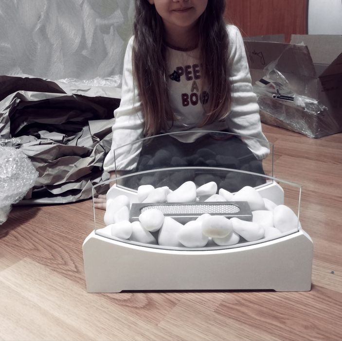 Біокамін настільний (новий) є живе відео