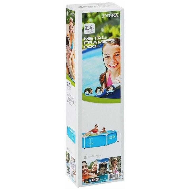 Каркасний басейн Intex 28200 Каркасный бассейн + Фильтр Bestway 2025