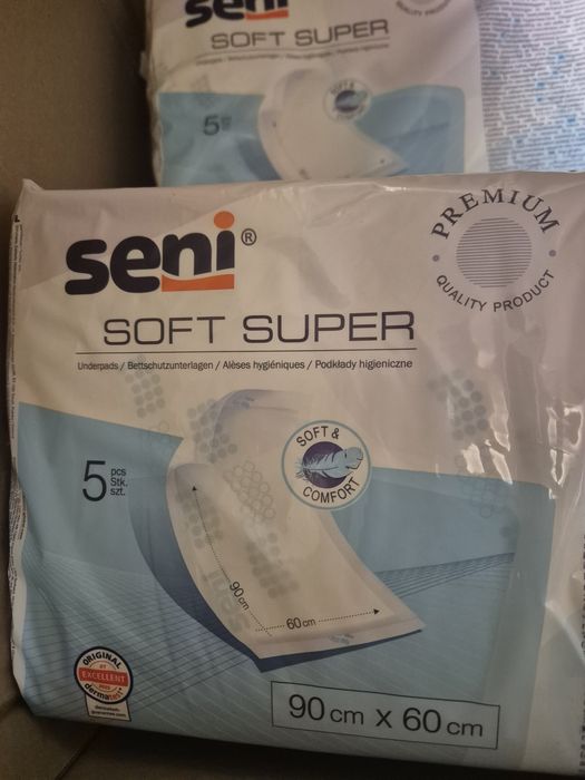 podkłady higieniczne seni soft super 90x60