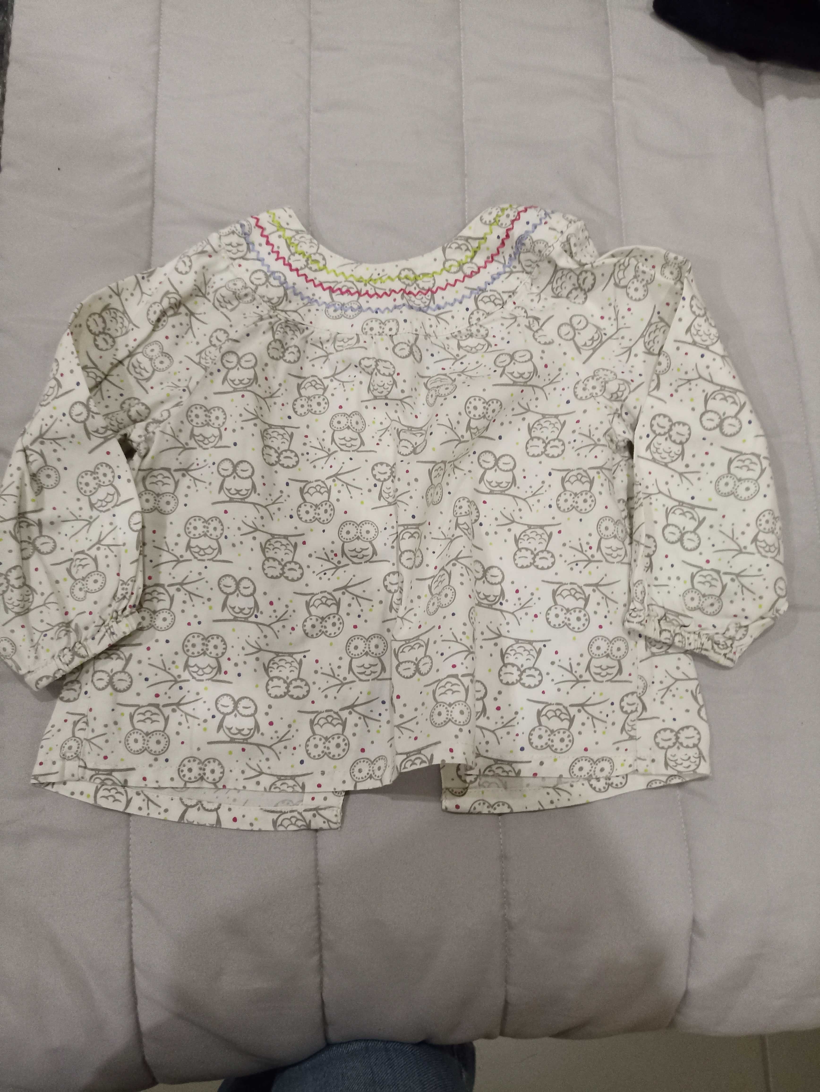 Camisas de bebé menina 12/18 meses