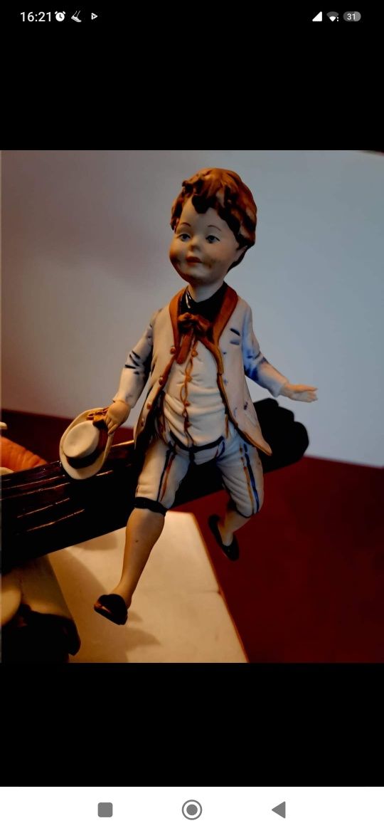 Porcelana italiana deslumbrante Capodimonte