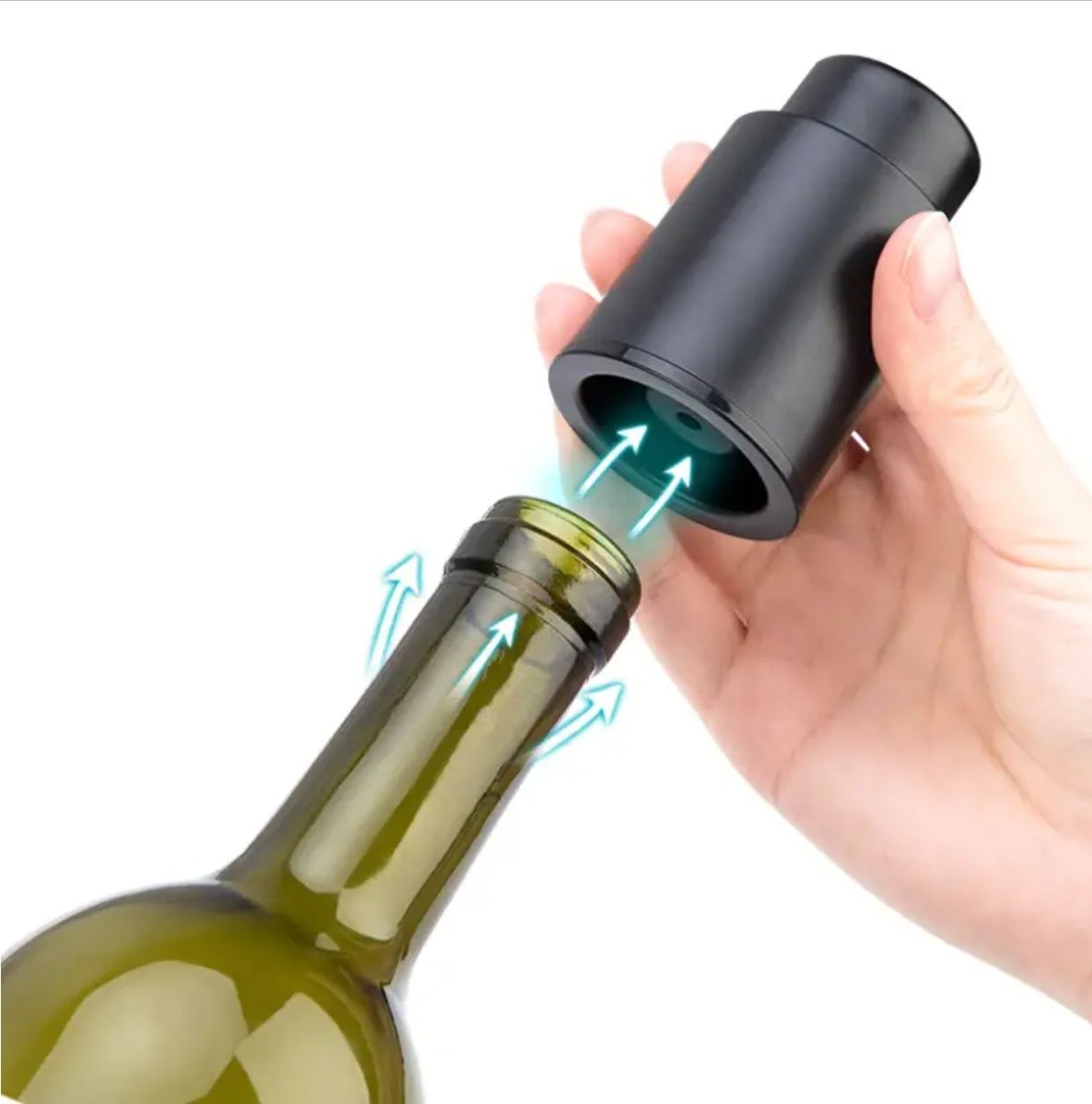 Пробка для винної пляшки вакуммна  кришка для вина герметична