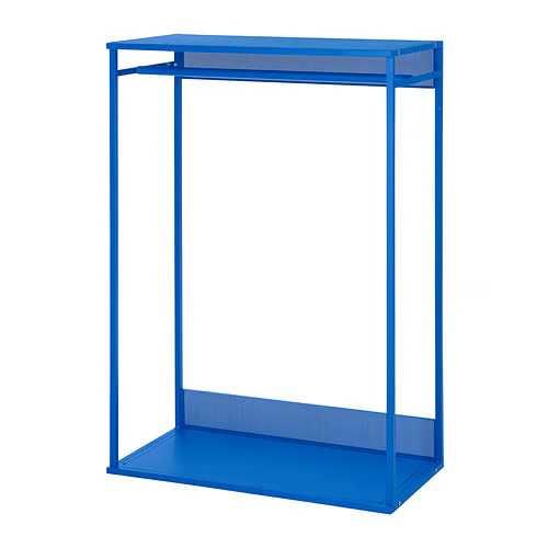 Ikea PLATSA otwarty moduł na ubrania 80x40x120 cm niebieski 605.596.41