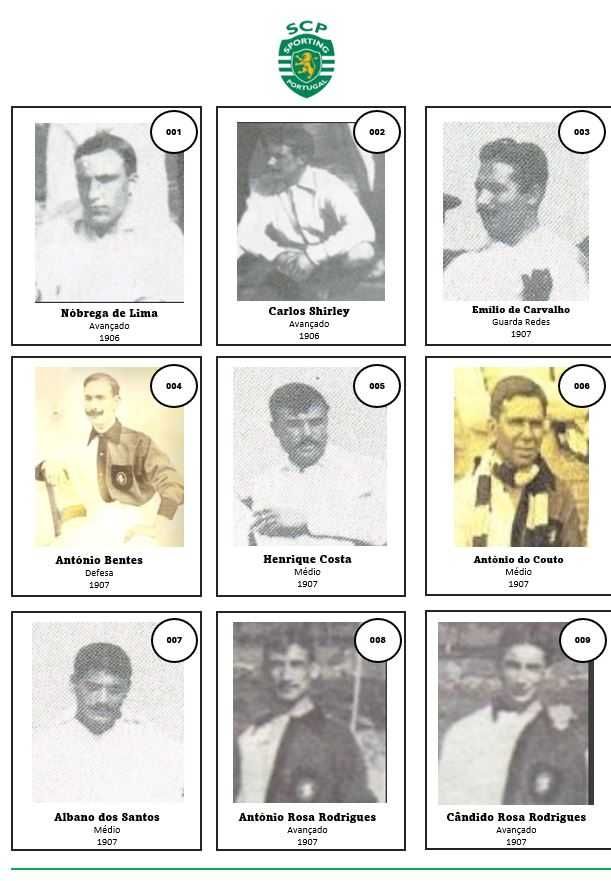 Sporting Clube Portugal  - Coleção IMPRESSA de 757 Cromos atualizada