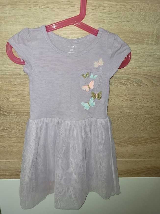 Carter's sukienka 3t 98-104 bawełniana tiul