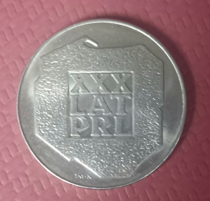 Moneta 200zł 1974 srebro XXX lat PRL lat