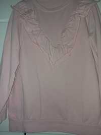 Różowa bluza dresowa 146