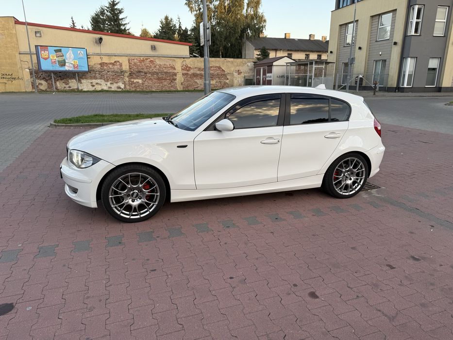 Bmw 1  biała e87 1.6i benzyna alpinweiss 3 xenon angel eyes