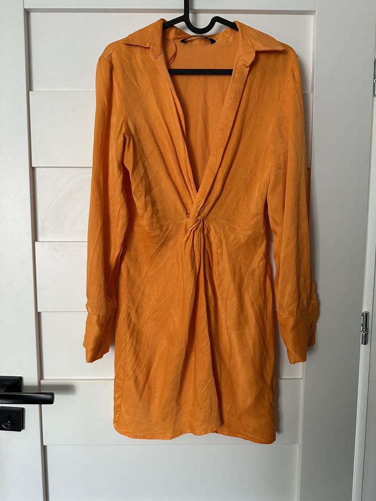 Blogerska sukienka Zara wiskoza