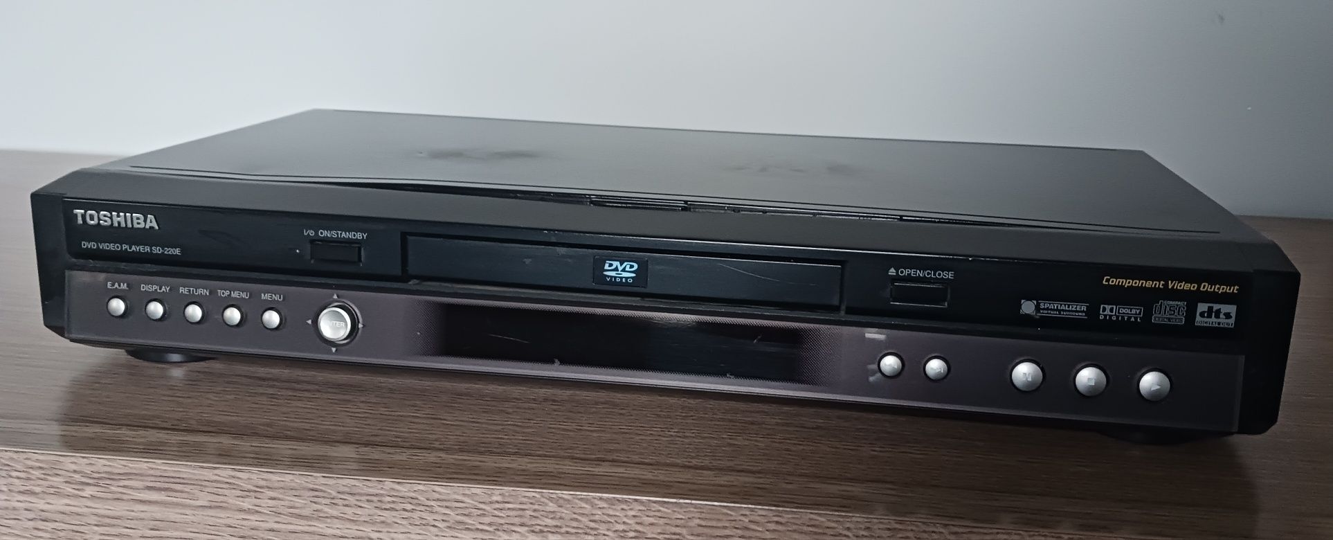 TOSHIBA odtwarzacz  DVD i CD model SD-220E.