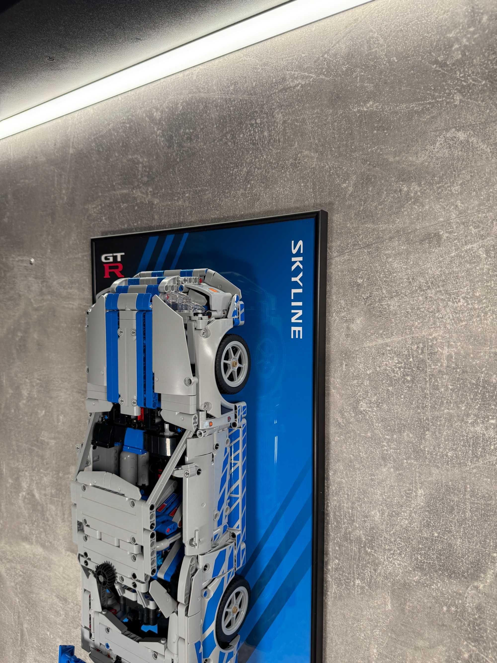 Рамка на Стіну для Лего LEGO Technic Nissan Skyline GT-R (R34) 42210