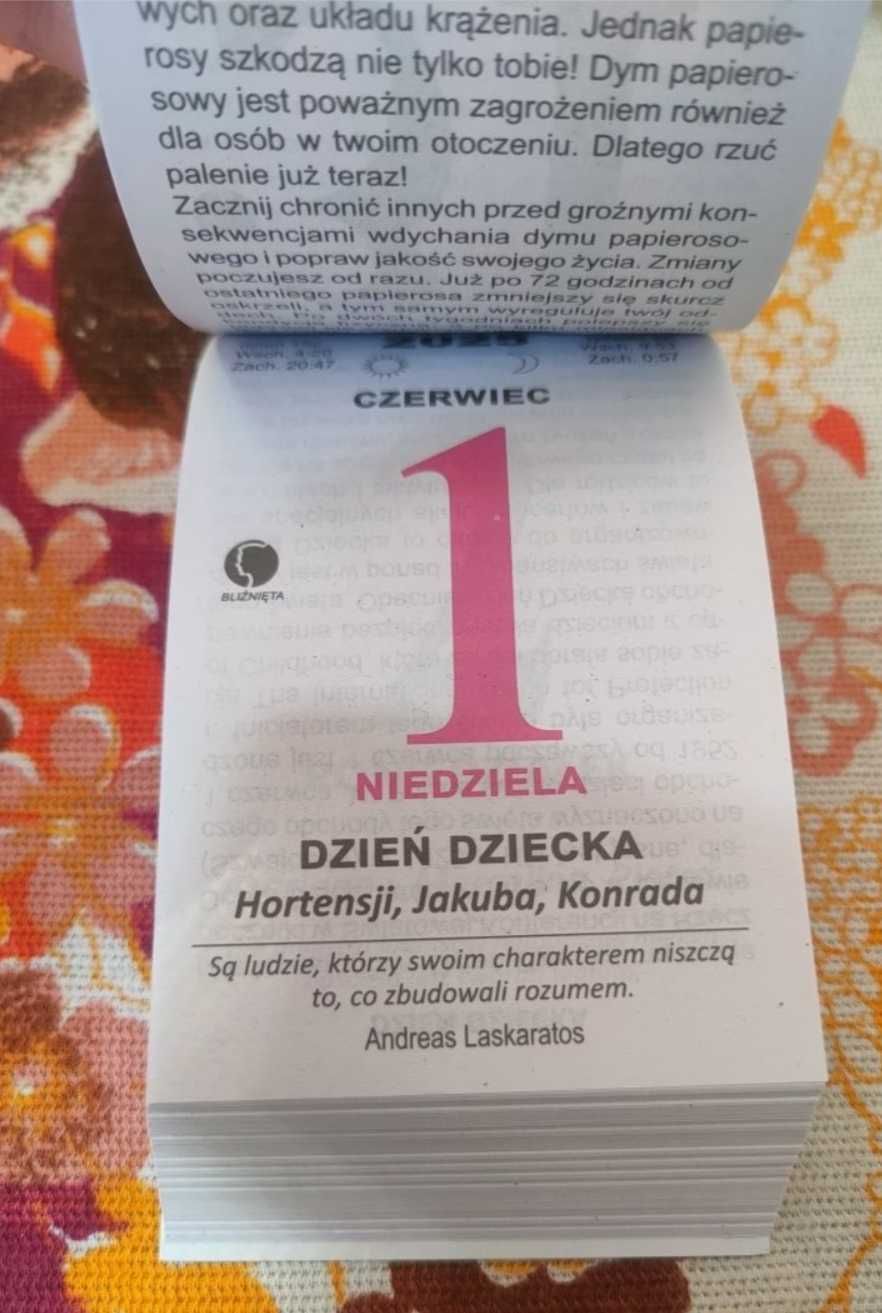 Kartka z kalendarza 2025